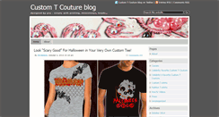 Desktop Screenshot of blog.customtcouture.com